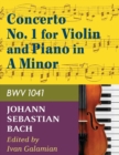 Image for Bach, J.S. - Concerto No. 1 in a minor BWV 1041 for Violin and Piano - by Galamian - International