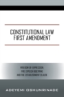 Image for Constitutional Law First Amendment