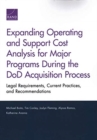 Image for Expanding Operating and Support Cost Analysis for Major Programs During the DoD Acquisition Process