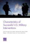 Image for Characteristics of Successful U.S. Military Interventions