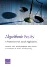 Image for Algorithmic Equity : A Framework for Social Applications