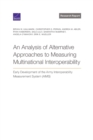 Image for Analysis of Alternative Approaches to Measuring Multinational Interoperability