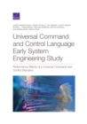 Image for Universal Command and Control Language Early System Engineering Study
