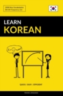 Image for Learn Korean - Quick / Easy / Efficient