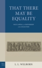Image for That There May Be Equality: Paul&#39;s Appeal for Partnership in the Collection