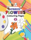 Image for Copy to Colour Flowers Colouring Pages