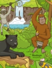 Image for Monkeys Coloring Book 3 &amp; 4