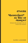 Image for Etudier Rhinoceros au Bac de francais : Analyse des passages cles de l&#39;oeuvre de Ionesco