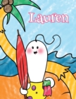 Image for Lauren : Personalized Children&#39;s Coloring Book, Ima Gonna Color My Day at the Beach