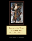Image for Santa with Tree : Vintage Art Cross Stitch Pattern