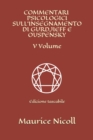 Image for Commentari psicologici sull&#39;insegnamento di Gurdjieff e Ouspensky - V Volume