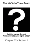 Image for Solution Manual- Stewart Multivariable Calculus Eighth Edition