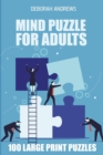 Image for Mind Puzzle For Adults : Yajilin Puzzle - 100 Large Print Puzzles