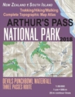 Image for Arthur&#39;s Pass National Park Trekking/Hiking/Walking Topographic Map Atlas Devils Punchbowl Waterfall Three Passes Route New Zealand South Island 1