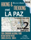 Image for Hiking &amp; Trekking around La Paz Map 2 (West) Tuni-Condoriri National Park, Nevado Huayna Potosi, Cordillera Real, Sorata Bolivia Andes Topographic Map Atlas 1