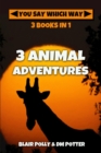 Image for Three Animal Adventures : Set of Three Books: Lost in Lion Country, Dinosaur Canyon, Island of Giants