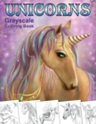 Image for Unicorns. Grayscale Coloring Book