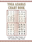Image for Yoga Asanas Chart Book : lllustrated Yoga Pose Chart with 60 Poses (aka Postures, Asanas, Positions) - Pose Names in Sanskrit and English - Great for Hatha Yoga Beginners to Advanced (Paperback Book F