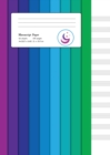 Image for Manuscript Paper : Colour Spectrum A4 Blank Sheet Music Notebook