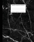 Image for Marbled Composition Notebook : Black Marble Paper | Wide Ruled Notebook/Journal Paper