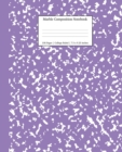 Image for Marble Composition Notebook College Ruled : Lavender Marble Notebooks, School Supplies, Notebooks for School