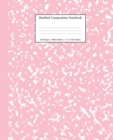 Image for Marbled Composition Notebook : Pink Marble Wide Ruled Paper Subject Book