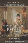 Image for Septuagint&#39;s Esther and the Vetus Latina Esther