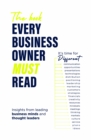 Image for The Book Every Business Owner Must Read: It&#39;s Time for Different