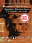 Image for Heard on the street  : quantitative questions from Wall Street job interviews