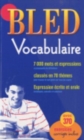 Image for BLED : Bled vocabulaire