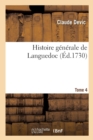 Image for Histoire G?n?rale de Languedoc Tome 4