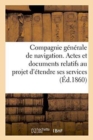 Image for Compagnie Generale de Navigation, Projet d&#39;Etendre Ses Services Sur Le Danube Et Ses Affluents