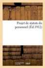 Image for Projet de Statuts Du Personnel