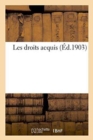 Image for Les Droits Acquis