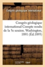 Image for Congres Geologique International Compte Rendu de la 5e Session. Washington, 1891