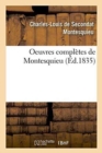 Image for Oeuvres Compl?tes de Montesquieu