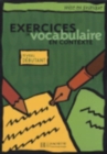 Image for Exercices de vocabulaire en contexteNiveau dâebutant