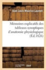 Image for M?moires Explicatifs Des Tableaux Synoptiques d&#39;Anatomie Physiologique