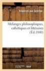 Image for M?langes Philosophiques, Esth?tiques Et Litt?raires
