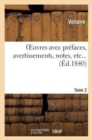 Image for Oeuvres Avec Pr?faces, Avertissements, Notes, Etc. Tome 2. L-Z