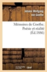 Image for Memoires de Goethe. Poesie et realite