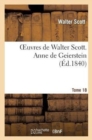Image for Oeuvres de Walter Scott. T. 18 Anne de Geierstein