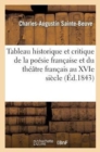Image for Tableau Historique Et Critique de la Po?sie Fran?aise Et Du Th??tre Fran?ais Au Xvie Si?cle