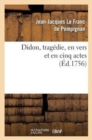 Image for Didon, Trag?die, En Vers Et En Cinq Actes
