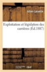 Image for Exploitation Et Legislation Des Carrieres