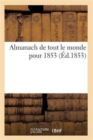 Image for Almanach de Tout Le Monde Pour 1853