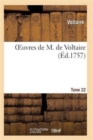 Image for Oeuvres de M. de Voltaire. Tome 22