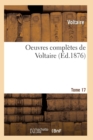 Image for Oeuvres Completes de Voltaire. Tome 17