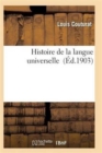 Image for Histoire de la Langue Universelle