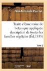 Image for Traite Elementaire de Botanique Appliquee Les Familles Vegetales T02